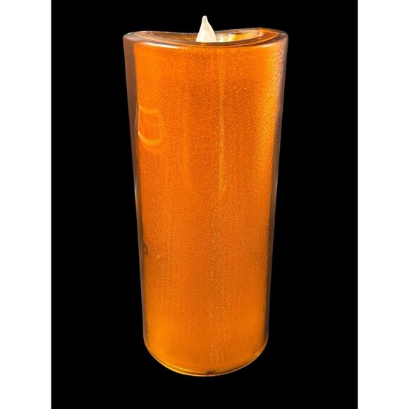 Witch Light Flickering Halloween Candle Masquerade Party Cracker Barrel 7" x 3" - Picture 8 of 11
